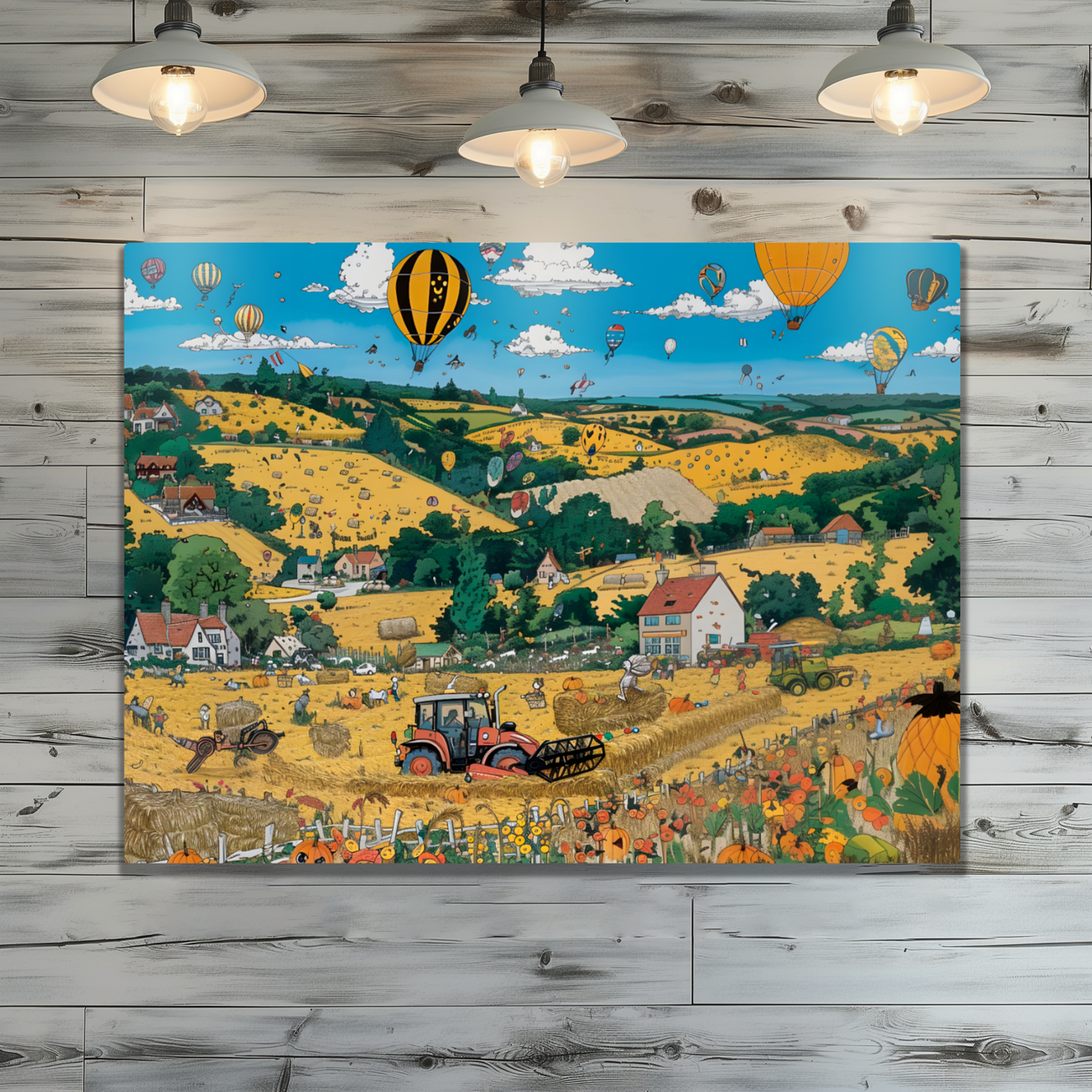 Golden Harvest Premium Landscape Aluminum Prints