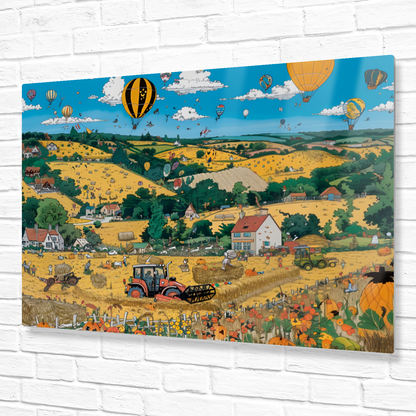 Golden Harvest Premium Landscape Aluminum Prints