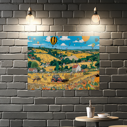 Golden Harvest Premium Landscape Aluminum Prints