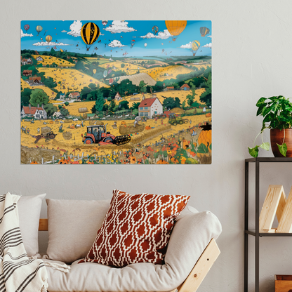 Golden Harvest Premium Landscape Aluminum Prints