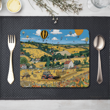 Golden Harvest Wooden Placemat