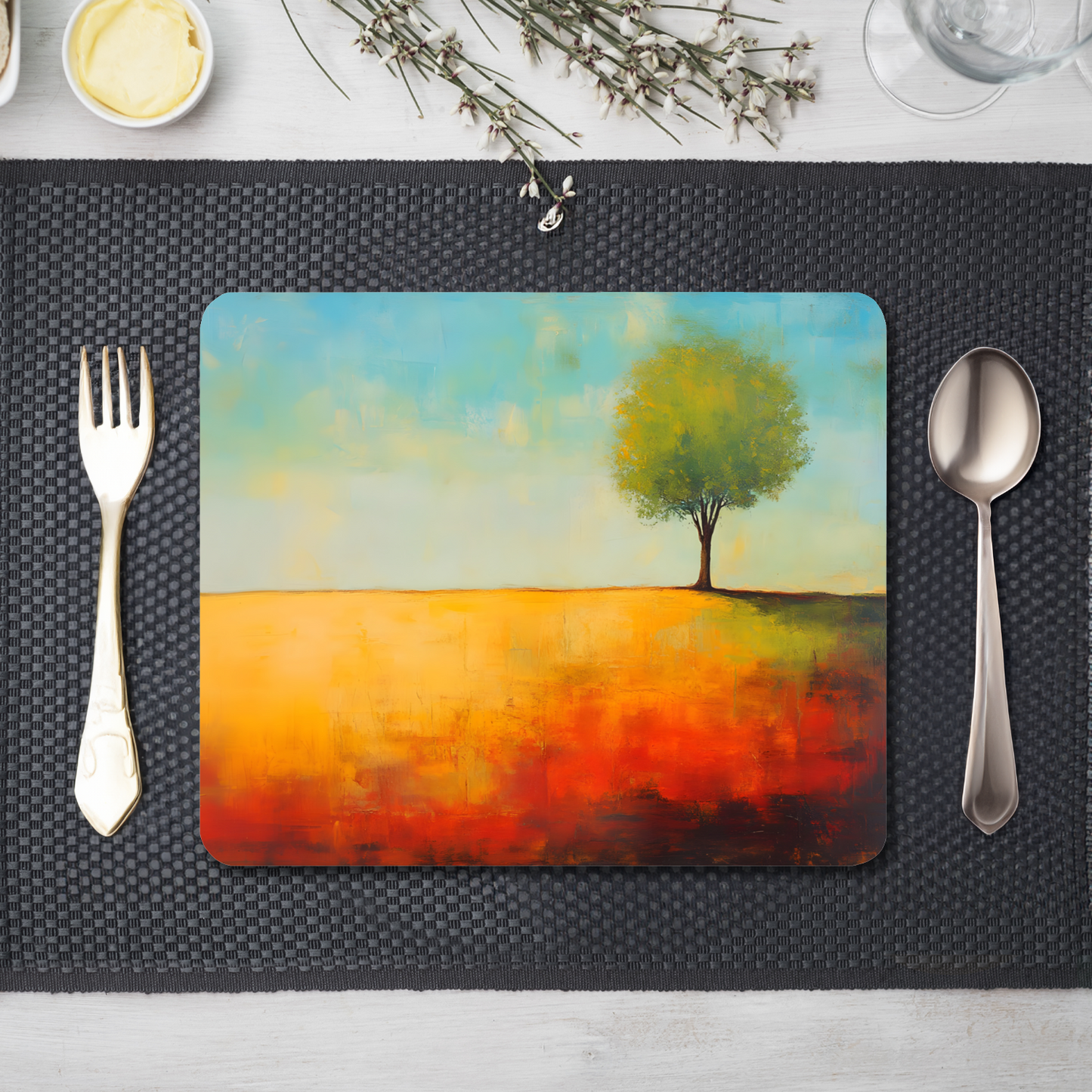 Lone Tree Serenity Wooden Placemat