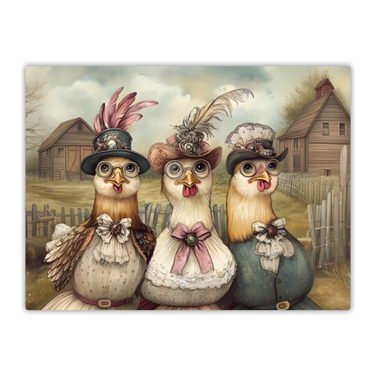 The Barnyard Belles Premium Landscape Aluminum Prints