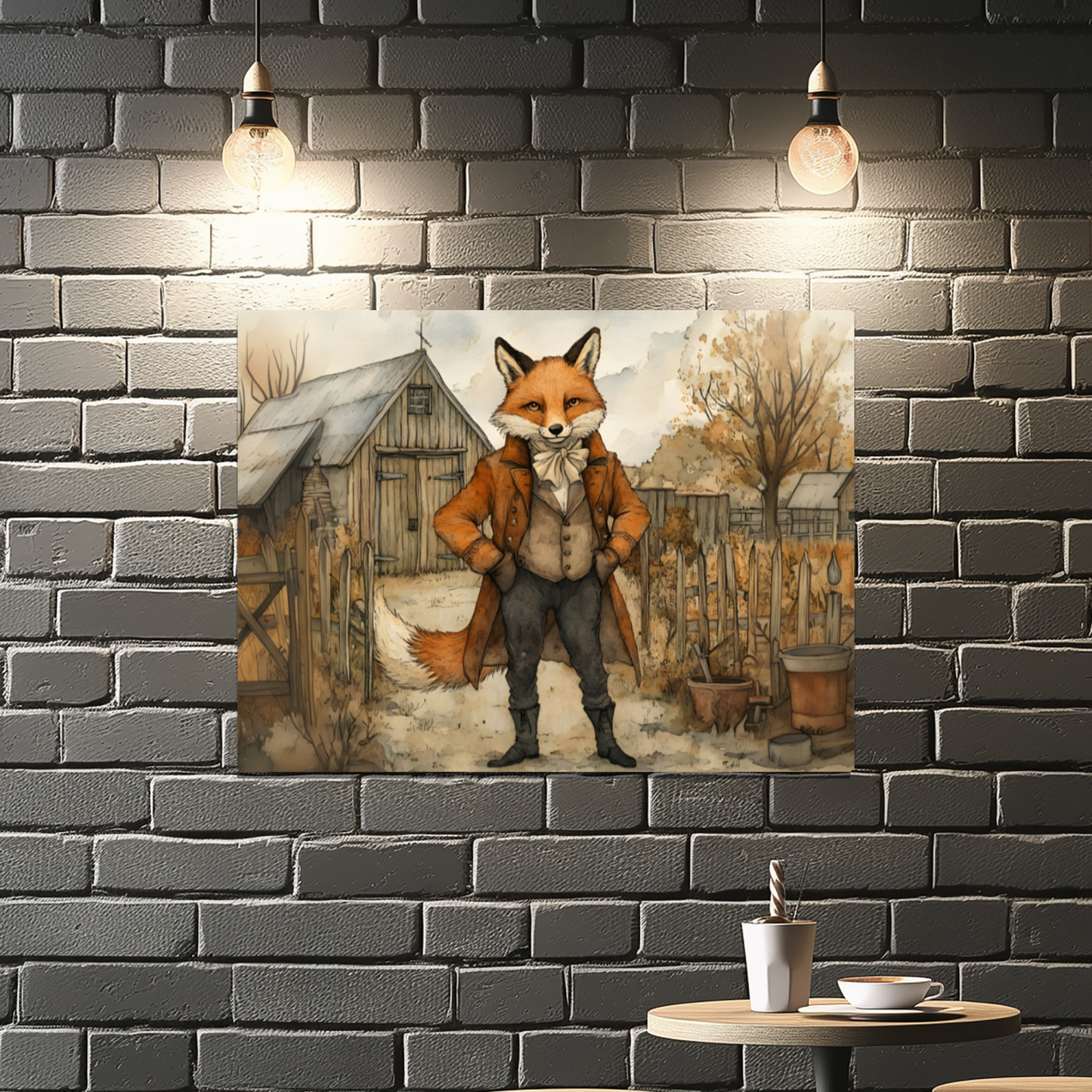 The Dappered Vixen Premium Landscape Aluminum Prints