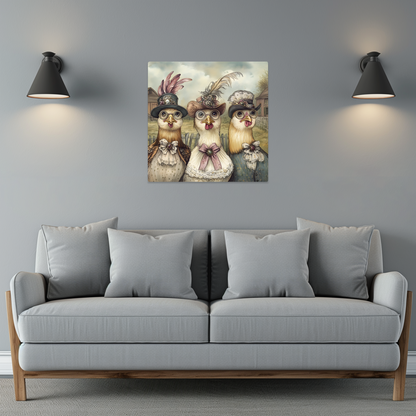 The Barnyard Belles Premium Square Aluminum Prints