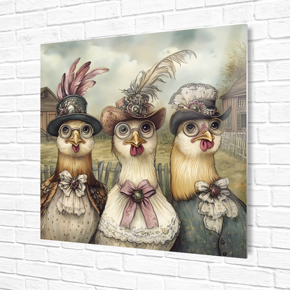 The Barnyard Belles Premium Square Aluminum Prints