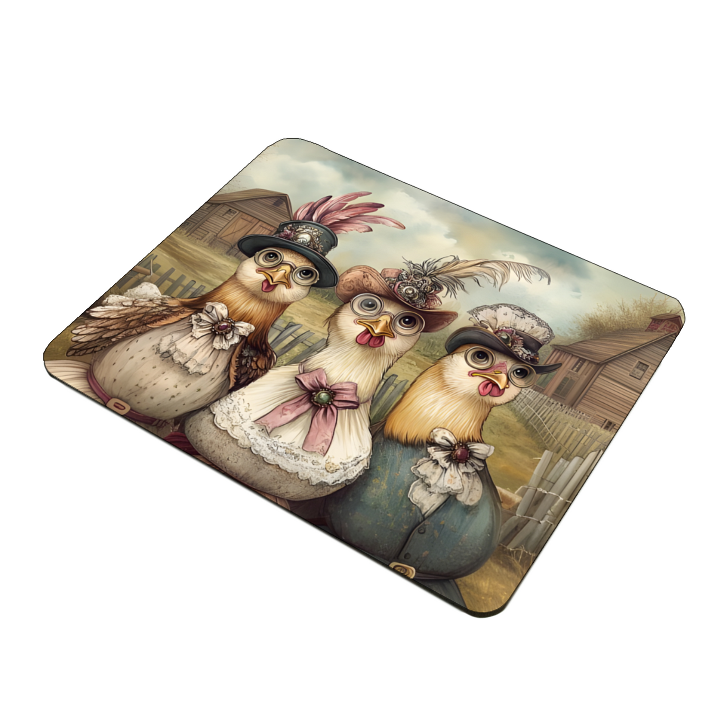 The Barnyard Belles Wooden Placemat