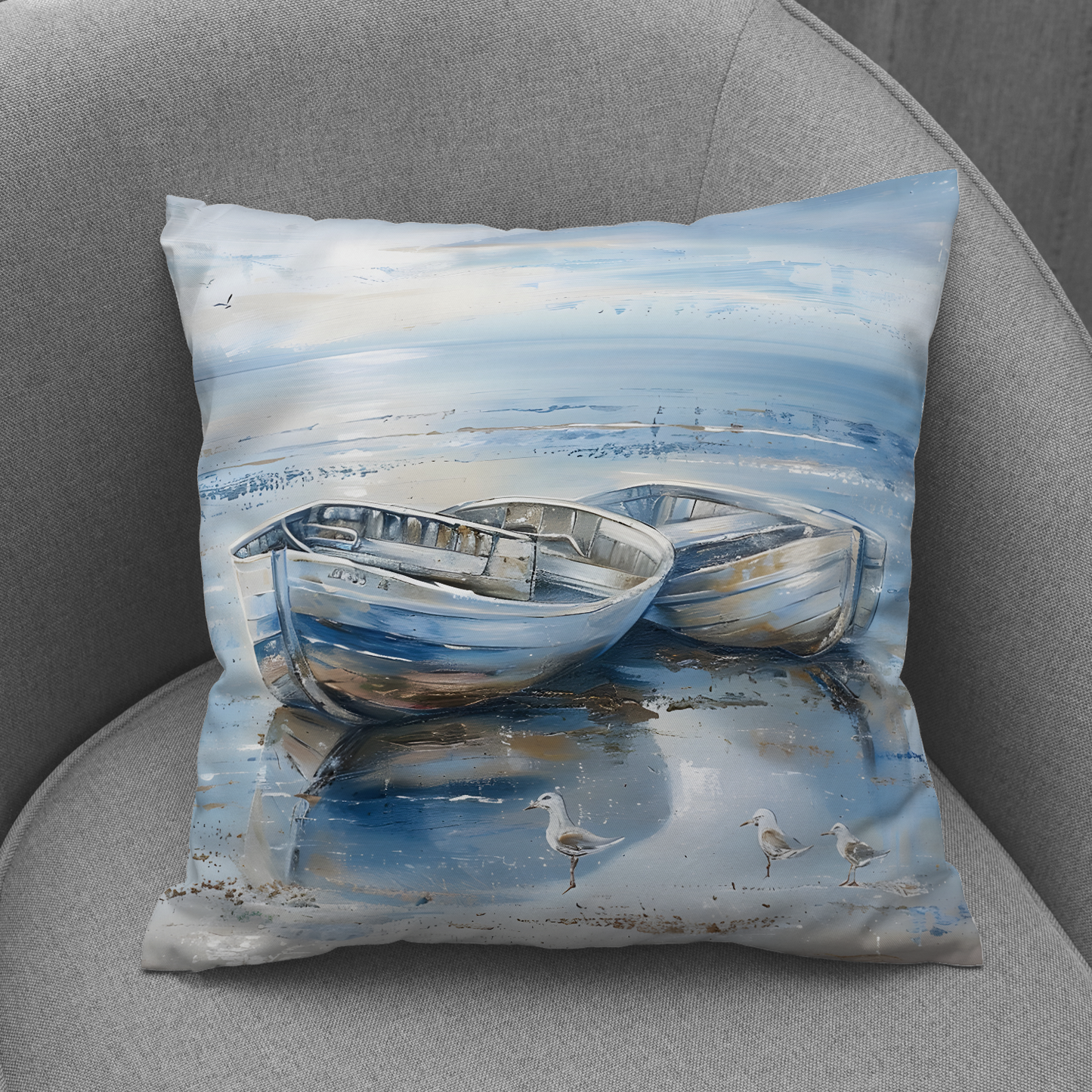 Morning Serenity  Hand Made Poly Linen Cushions