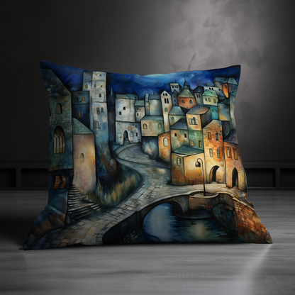 Lunar Enclave  Hand Made Poly Linen Cushions